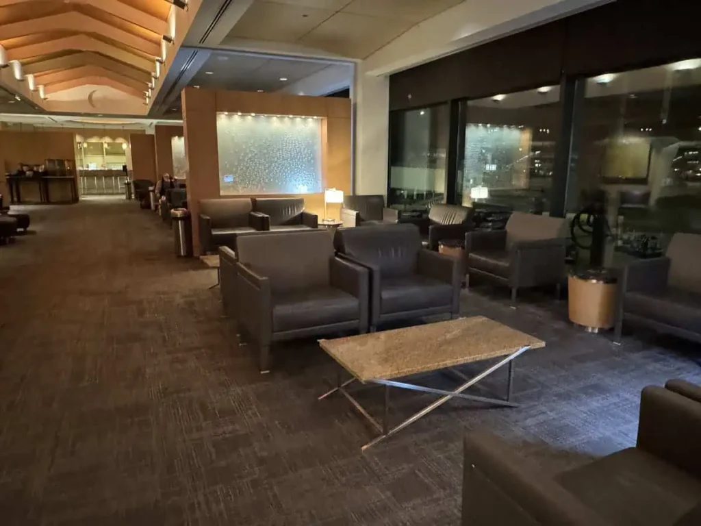 Admirals Club DFW Terminal B Seating Area