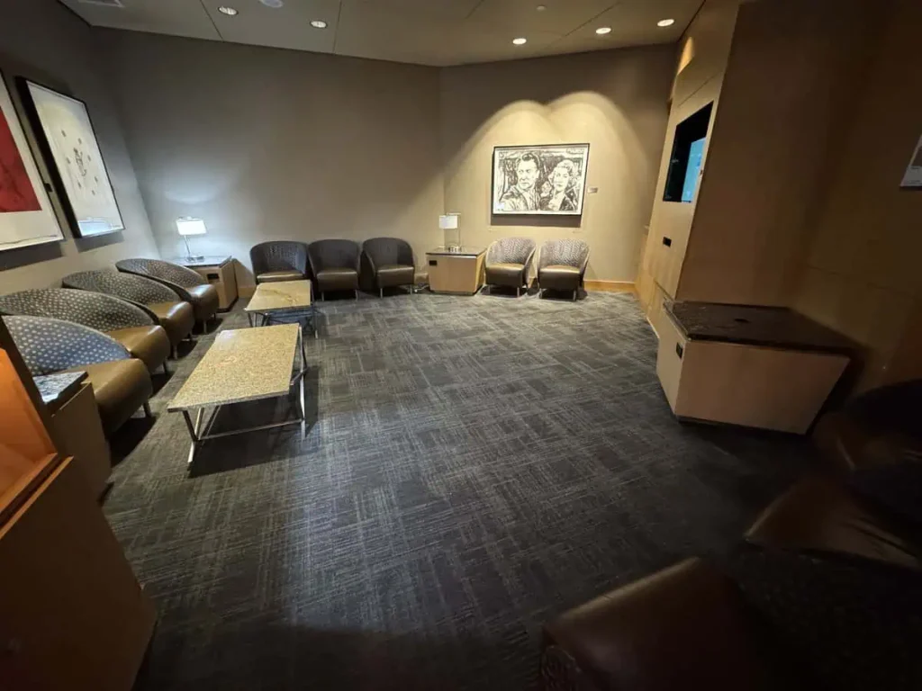 Admirals Club DFW Terminal B Quiet Seating Area