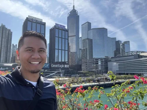 Me on Hong Kong Island