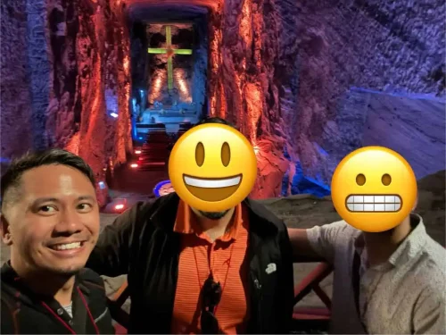 Me in Salt Mine in Colombia