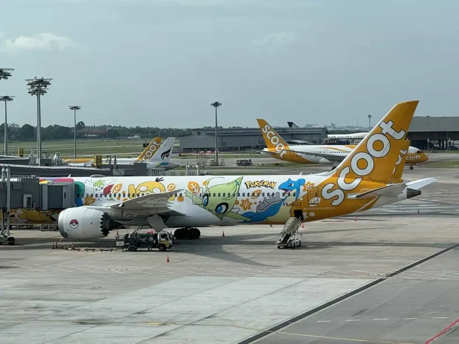Scoot Pokemon Livery at Gate