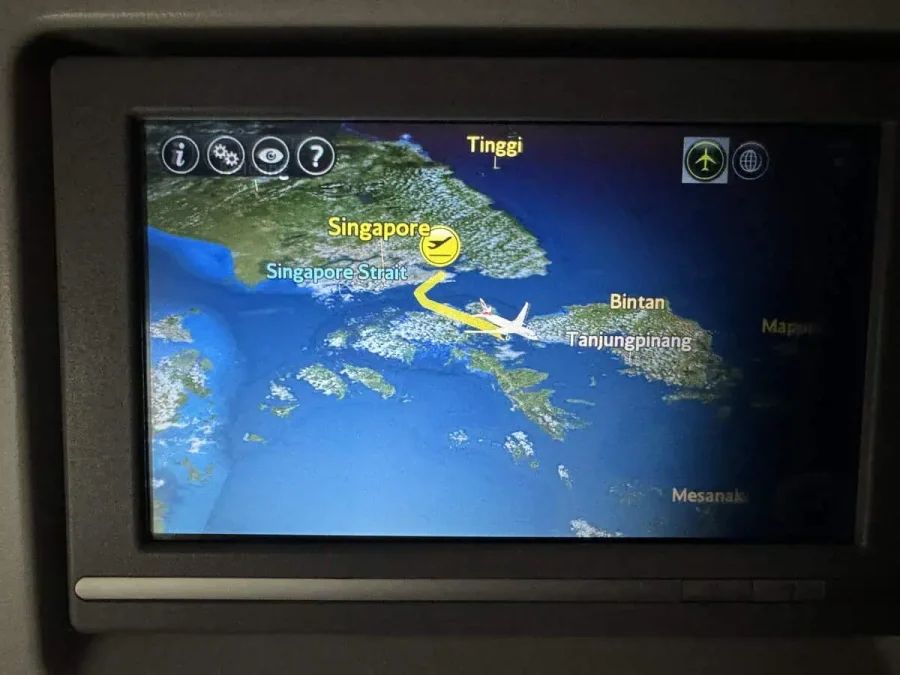 BA15 B787-9_Economy-IFE Flight Map