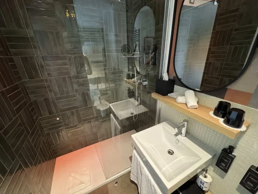 The Spring House_King Superior Room_Bathroom_02-Sink and Shower